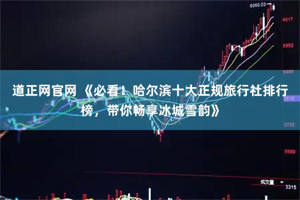 道正网官网 《必看！哈尔滨十大正规旅行社排行榜，带你畅享冰城雪韵》